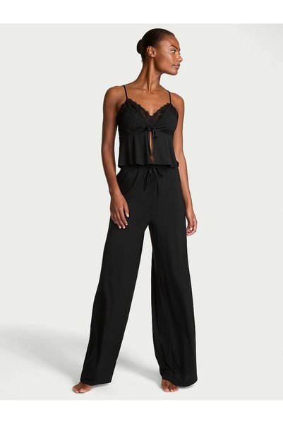 Lace Piece Modal Pajama Set