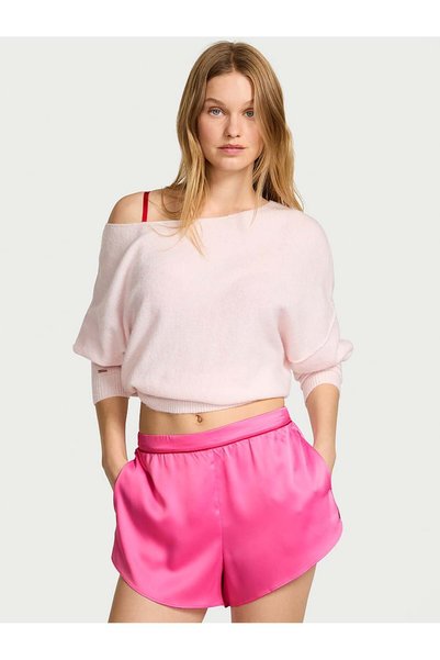 Glazed Satin Sleep Shorts
