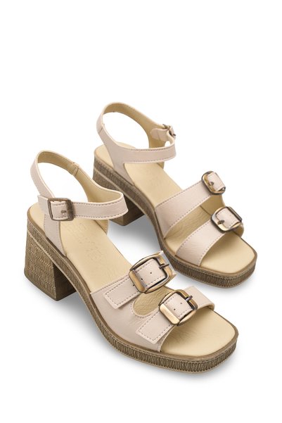 Phoebe Luce Women's Heeled Sandals 0012343 Beige