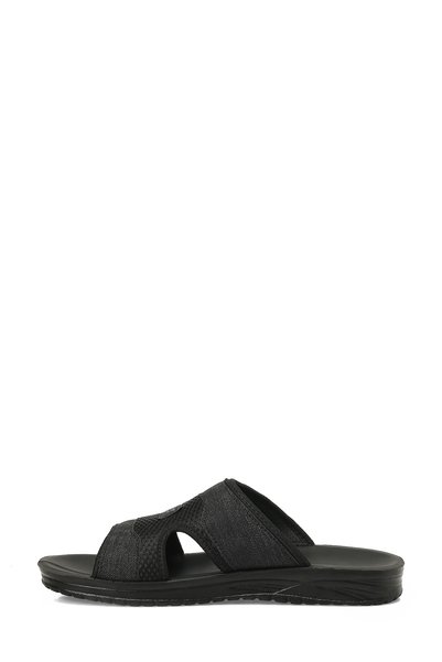 408027.M6Fx Black Men's Slipper