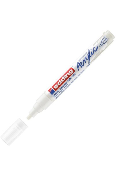 Marker Acrylic Medium Tip 2-3 MM Traffic White 922 5100