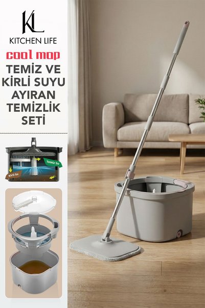 Dirty Water Separating - Double Bucket Smart Chamber Cleaning Set