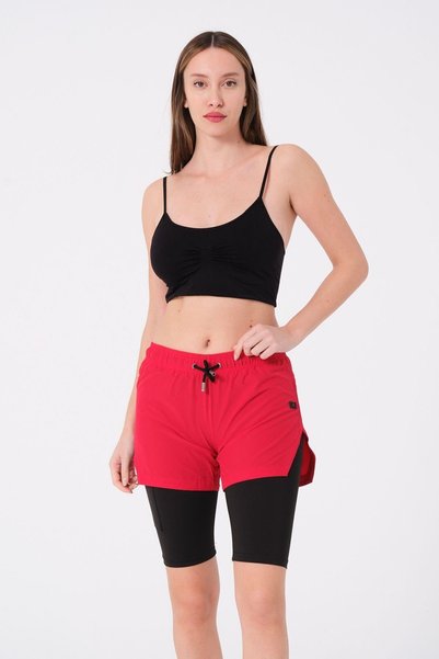 Women's Legging Swim Shorts 870 Red