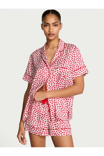 Satin Short Pajama Set