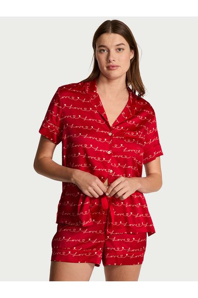 Satin Short Pajama Set