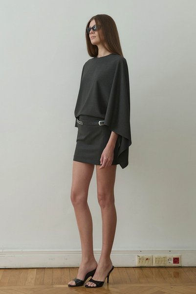 Smoked Lola Low-Rise Mini Skirt