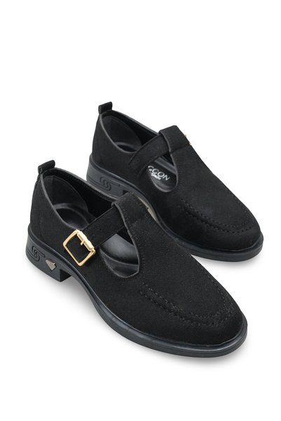 Women's Loafers 0012350 Black Suede