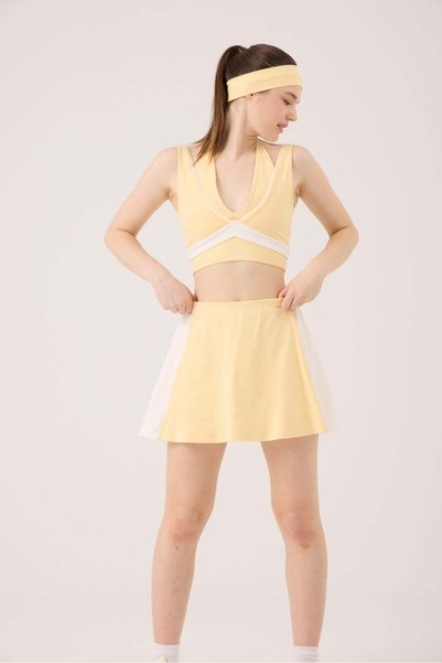 V-Neck Stella Bustier Yellow