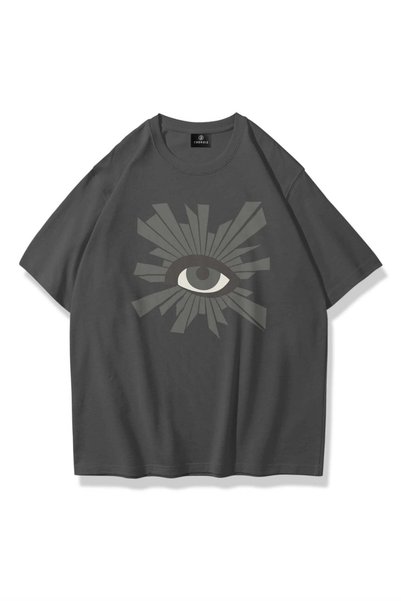 Unisex Error Eye Tshirt Anthracite