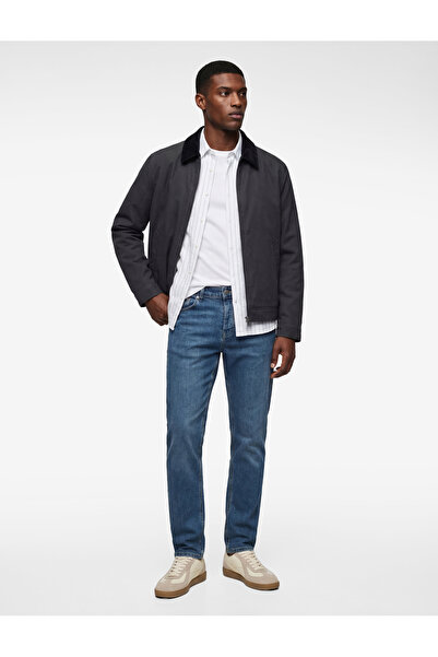 Фармерки со нормален струк, памучни, slim fit - Brad Jean