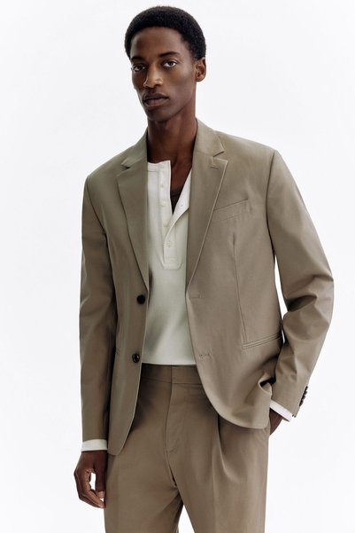 Single Button Jacket Regular Fit
