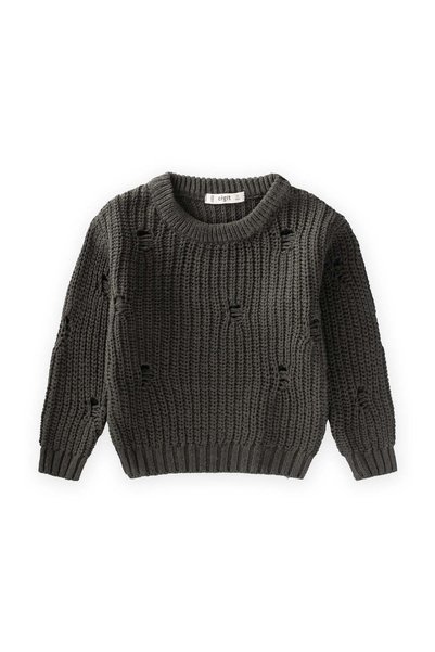 Brioche Knit Knitwear Sweater 2-8 Years Khaki Green
