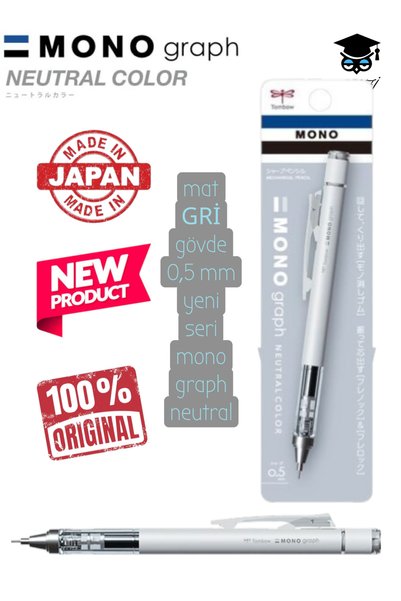 Matte Body 0.5 mm New Series Tombow Mono Graph Neutral