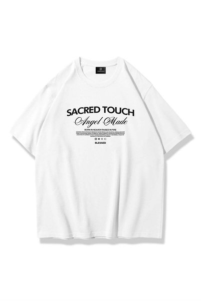Unisex sacred touch t-shirt white