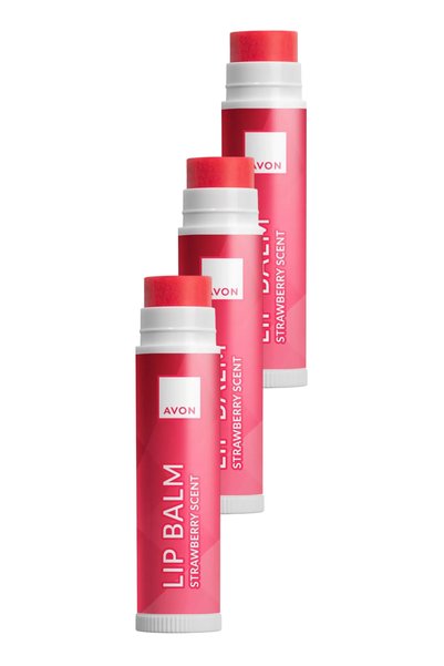 Color Trend Lip Balm Strawberry Triple Set