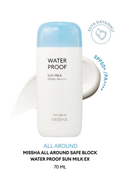 Млеко за сончање отпорно на пот и вода All Around Safe Block Water Proof SPF 50+ PA++++