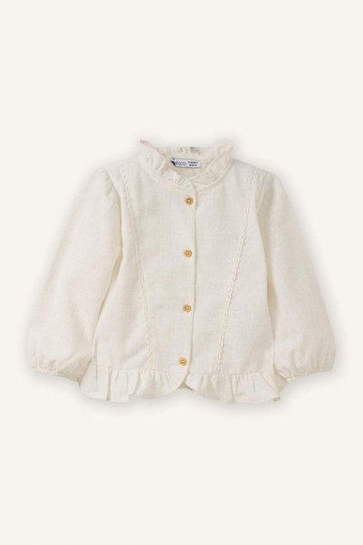 Lace Detailed Shirt Baby Girl G8093A526SP