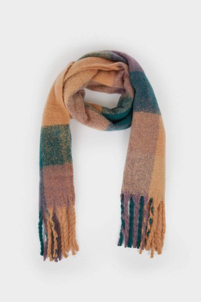 Women's Plaid Scarf F3439Ax25Wn