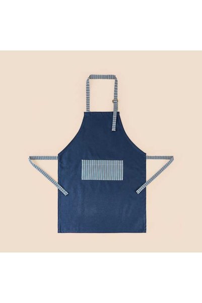 Soft Jolie Kitchen Apron - Navy Blue - 54X78 cm