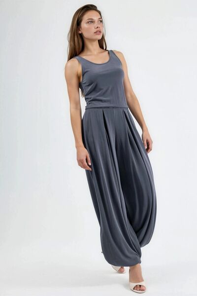 Busem Pleated Modal Overalls