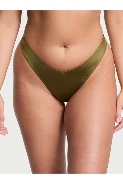 Deep Leg Cut Thong with Back Strap