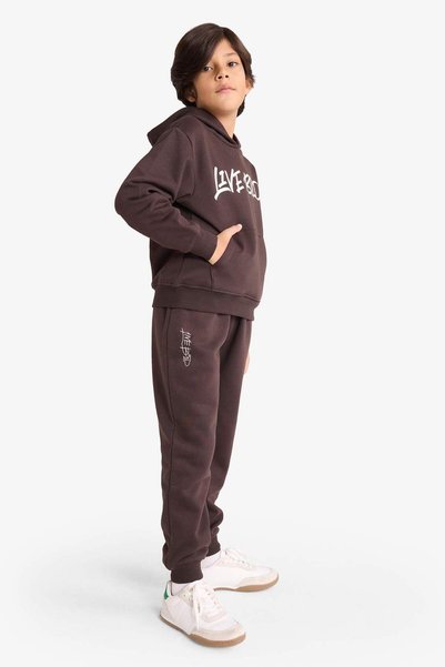 Elastic Waist Printed Sweatpants for Boys E9454A825Wn