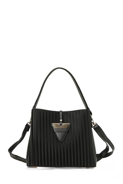 Ucgen Kl 6Fx Black Women's Sleeve Bag Si