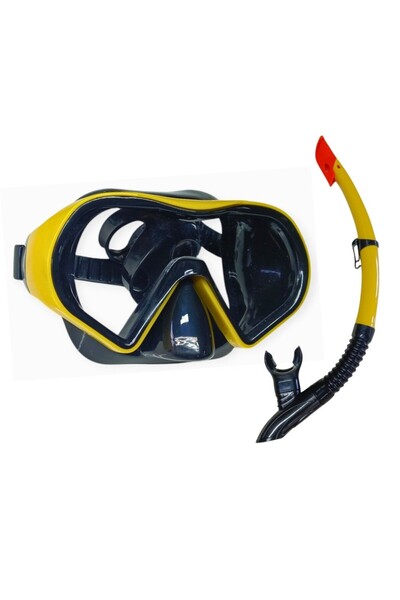 Star Diving маска за нуркање и шнорхел за возрасни - 51712-ЖОЛТА (Lisinya) LSNTKN-RS4937