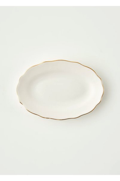 Victoria Porcelain Presentation Plate Gold (25 cm)