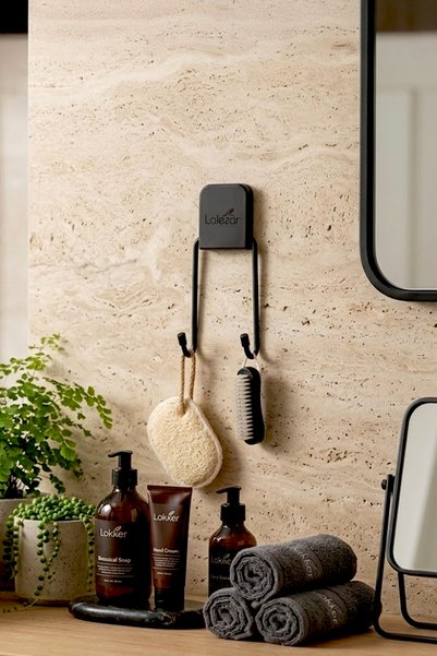 2-Piece Adhesive Metal Dish Sponge Holder Sink Organizer Sponge Holder Hanger