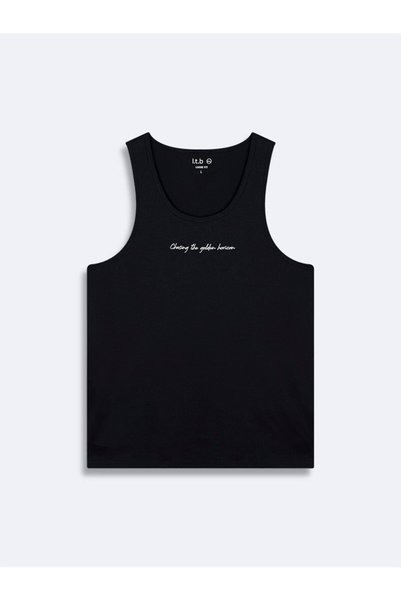 Minimum Printed Navy Blue Singlets