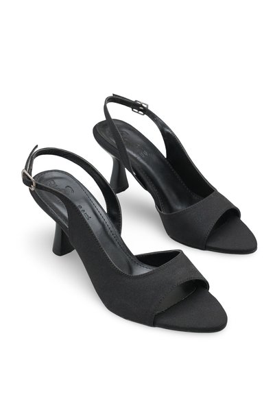 Vesper Serena Women's Thin Heeled Shoes 001264 Matte Black