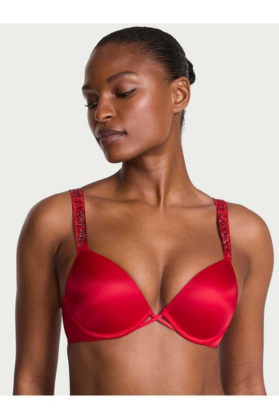 Sparkly Strappy Push-Up Bra