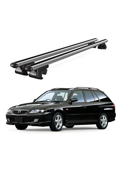 Venüs Mazda Capella Station Wagon (1998-2002) компатибилни сиви попречни шипки за кровен носач