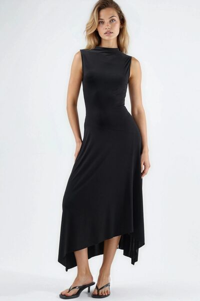 Asymmetrical Midi Sandy Dress