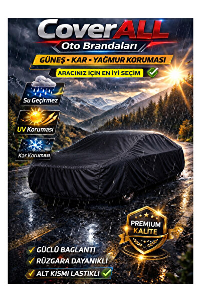 Dacia Duster Journey SUV 2024 компатибилна ЦРНА прекривка за автомобил ДЕБЕЛА-ВОДООТПОРНА -UV