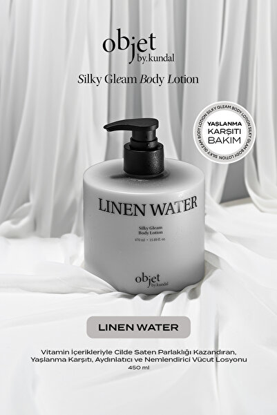 Лосион за тело против стареење со сатенски финиш Silky Gleam Body Lotion (Linen Water)