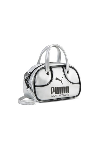 1976 Metallic Micro Gb Shoulder Bag -Width: 25 Cm, Length: 10 Cm, Leather Nlik: 7 cm 09248501 Gray