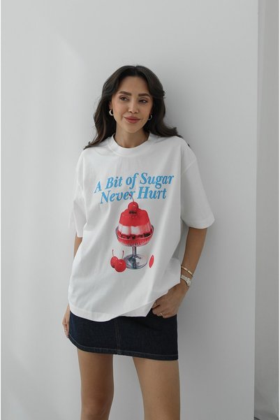 Sugar Never Printed t Shirt