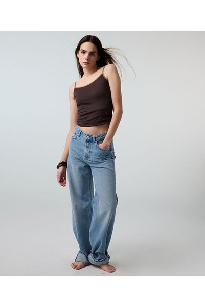 Wide leg jeans
