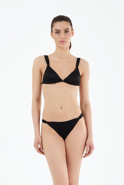 B21041 Thick Strap Triangle Bikini Set