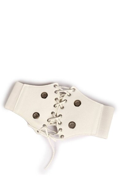 Elastic Women's Belt with Eyelet Detail, Jacket Belt, Shirt Belt, Dress Belt
