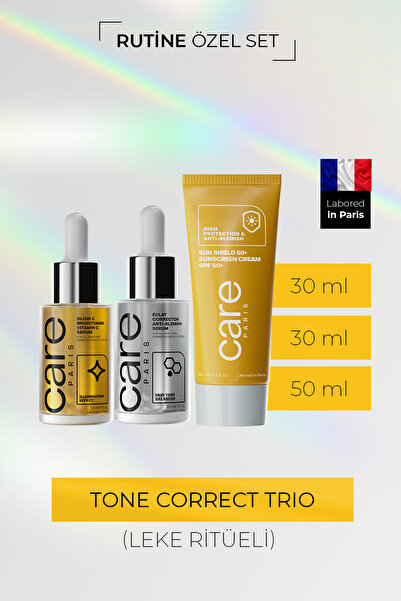 Eye Radiance + Glow C + Sun Shield сет за нега од 3 дела