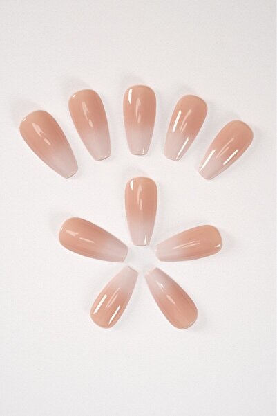 Сет вештачки нокти и безопасно лепило POPBeauty1013