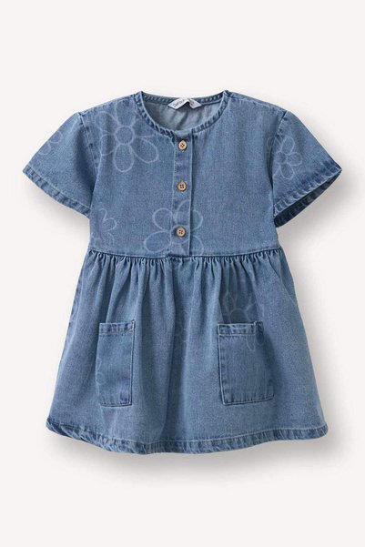 100% Cotton Dress Baby Girl H4075A526Sm