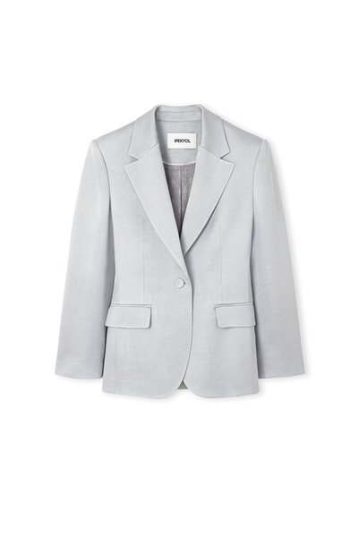 Blazer with Waist Accent