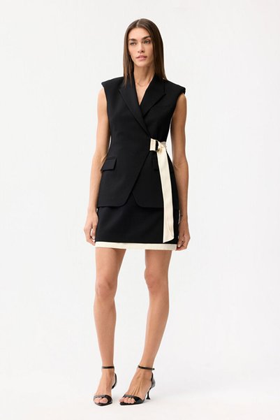 Mini Gabardine Skirt