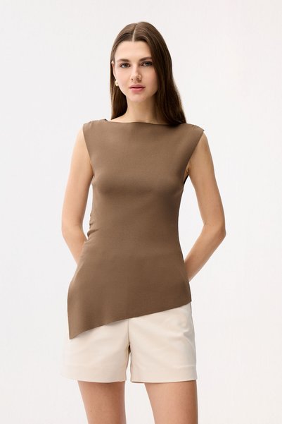 Side Detailed Knitwear Blouse