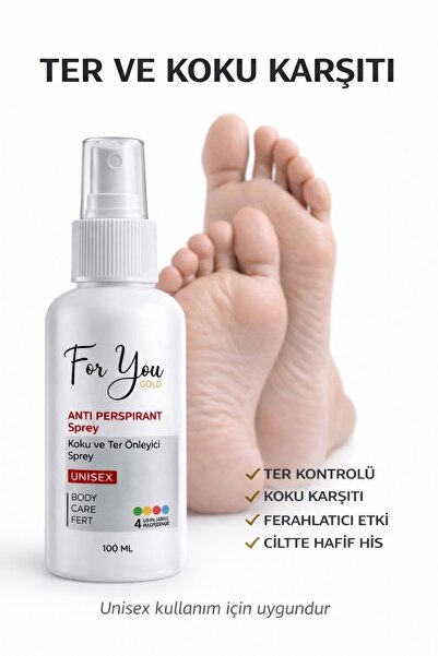 Спреј против потење и непријатни мириси за раце и стапала 100 ml