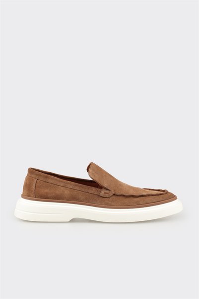 Tan Leather Men's Casual Shoes